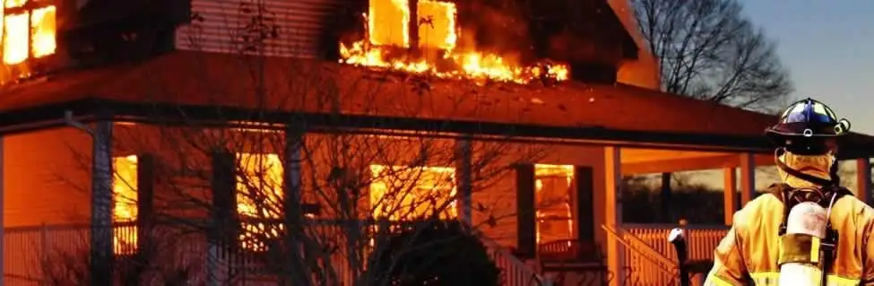 fire damage repair emergency response at a residential property affected by an active house fire in Raleigh, NC